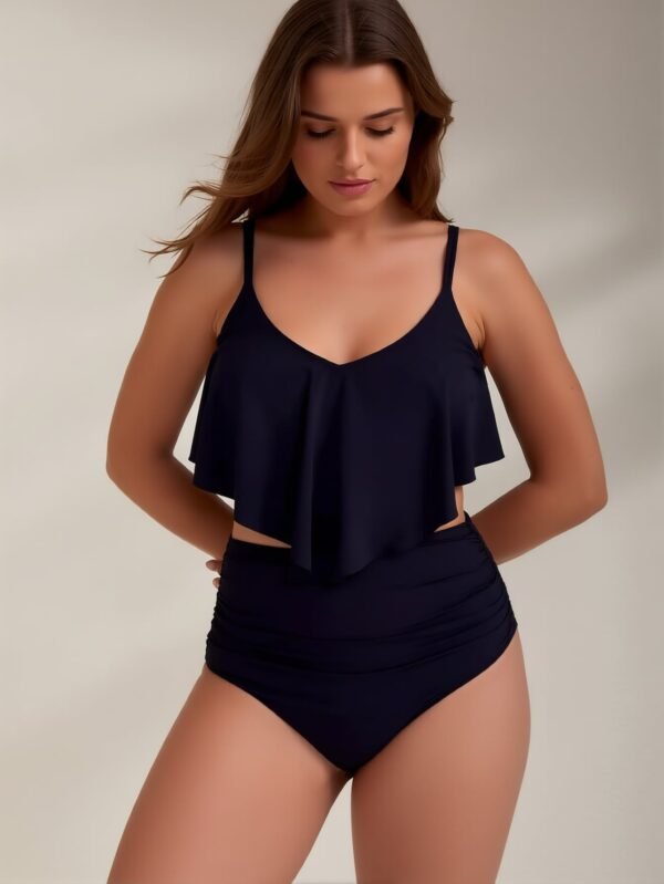Ruffle One-Piece Swimsuit