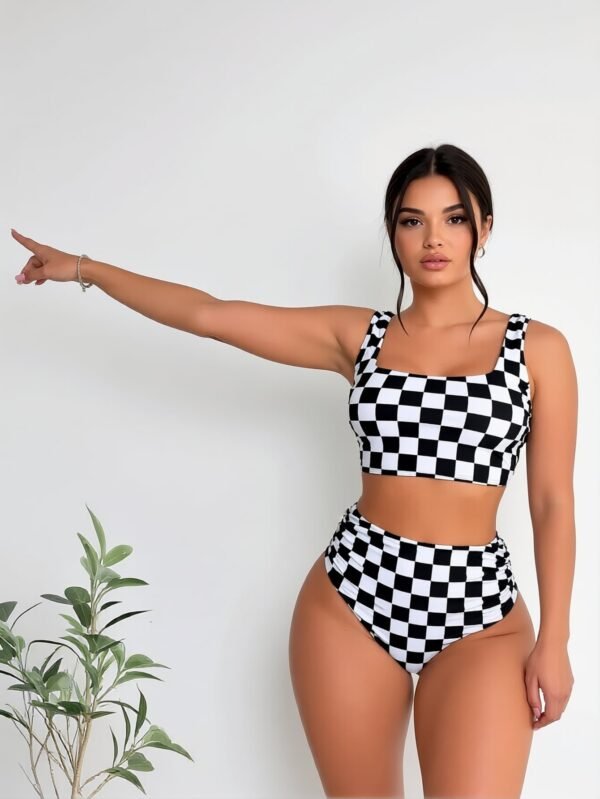 Checkered Bikini Set