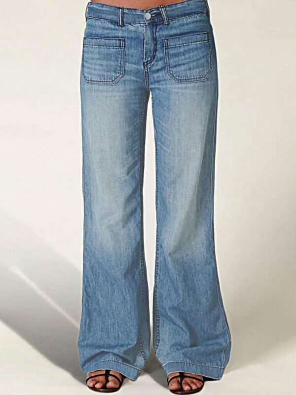 Light Wash Wide Leg Jeans