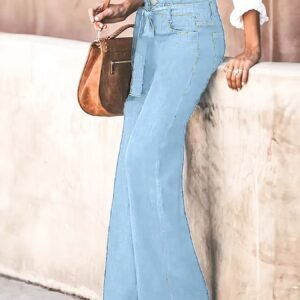 Light Wash Wide Leg Jeans
