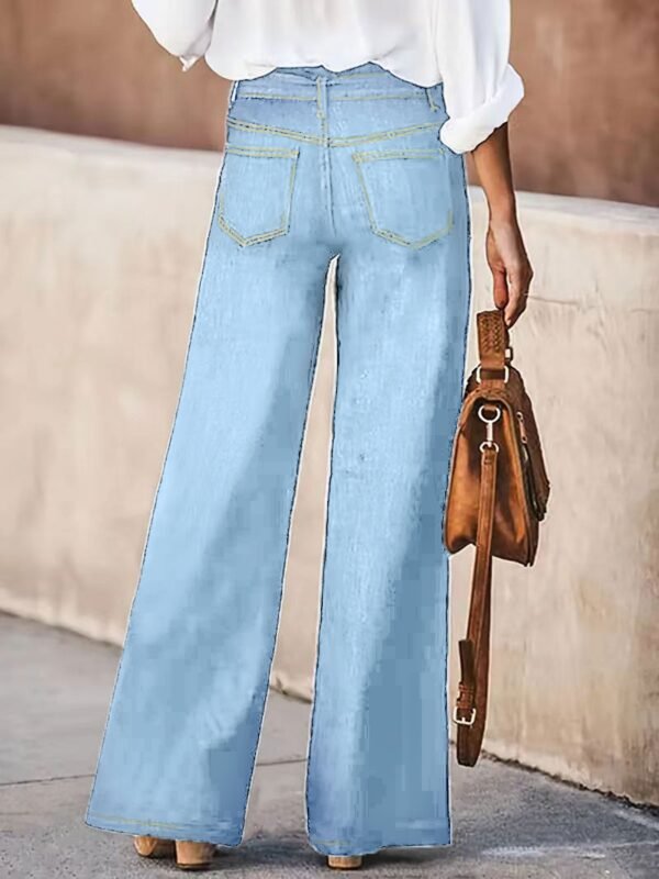 Light Wash Wide Leg Jeans
