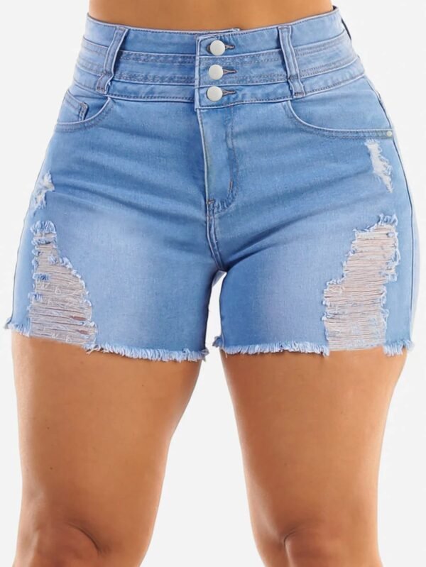 Light Wash Denim Shorts