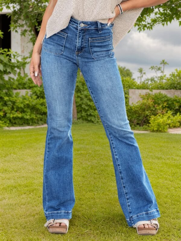 Medium Wash Flare Jeans