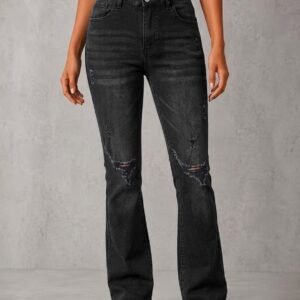 Black Flare Jeans