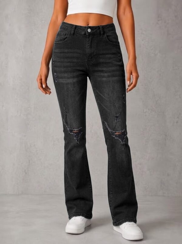 Black Flare Jeans