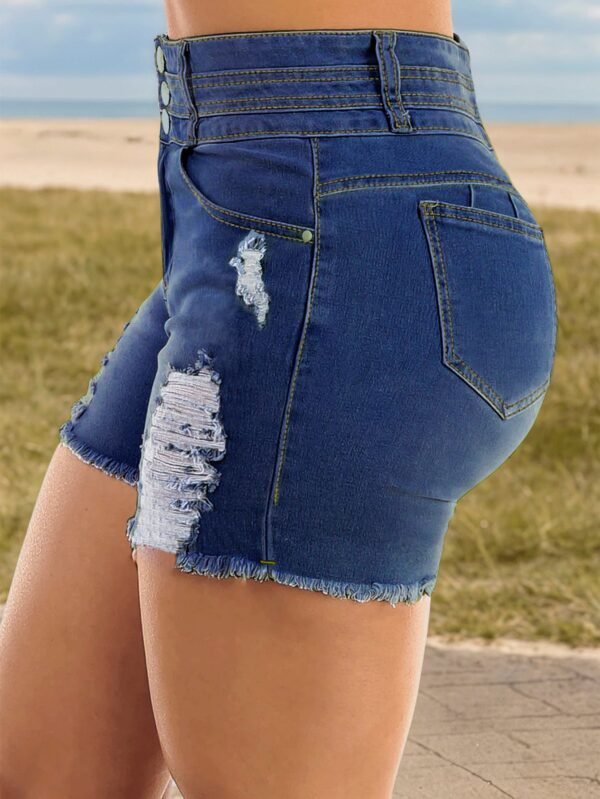 Dark Wash Denim Shorts