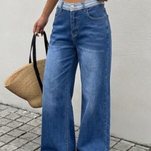 Relaxed Wide Leg Jeans