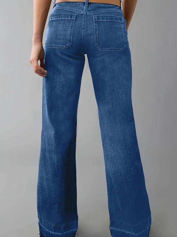 Dark Wash Straight Jeans