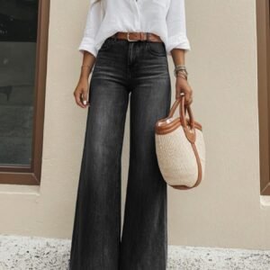 Black Wide Leg Jeans