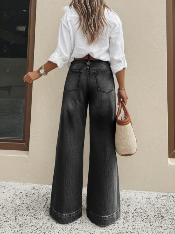 Black Wide Leg Jeans